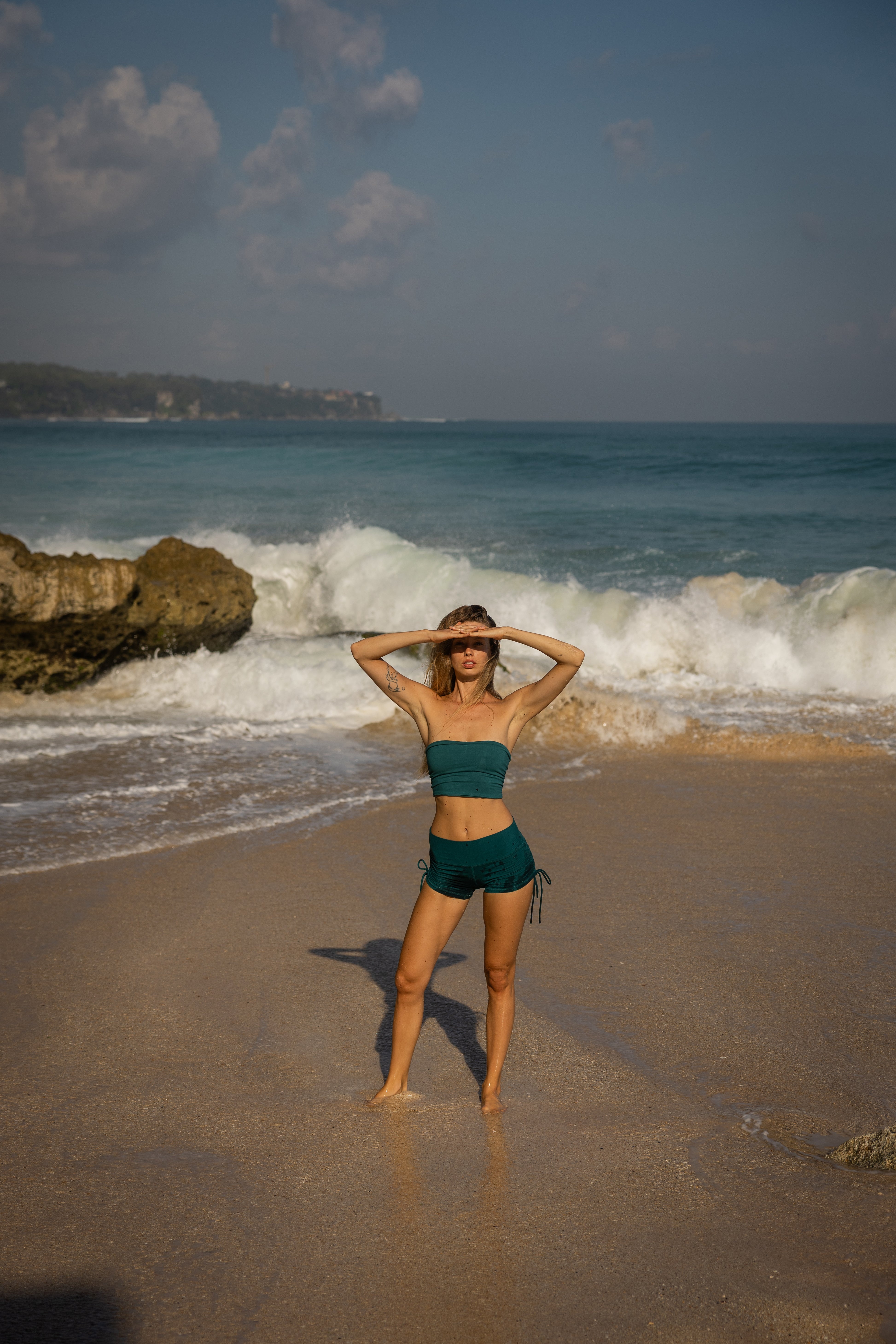 Lace-Up Bamboo Bandeau
