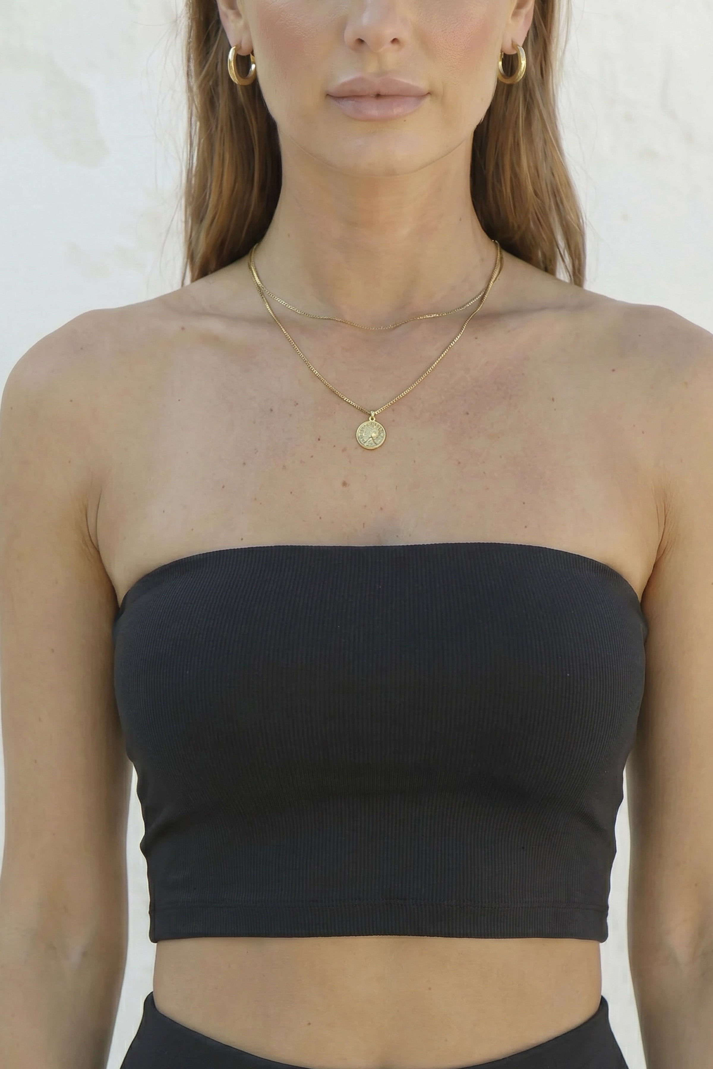 Lace-Up Bamboo Bandeau