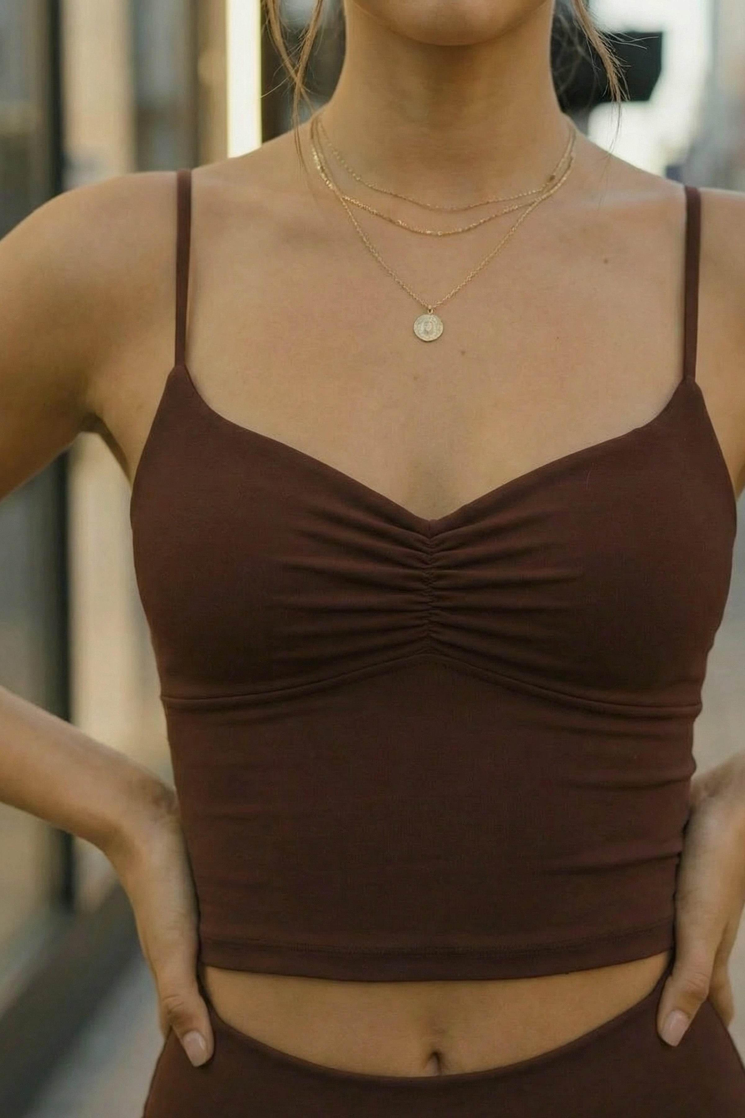 Built In Bra Crop