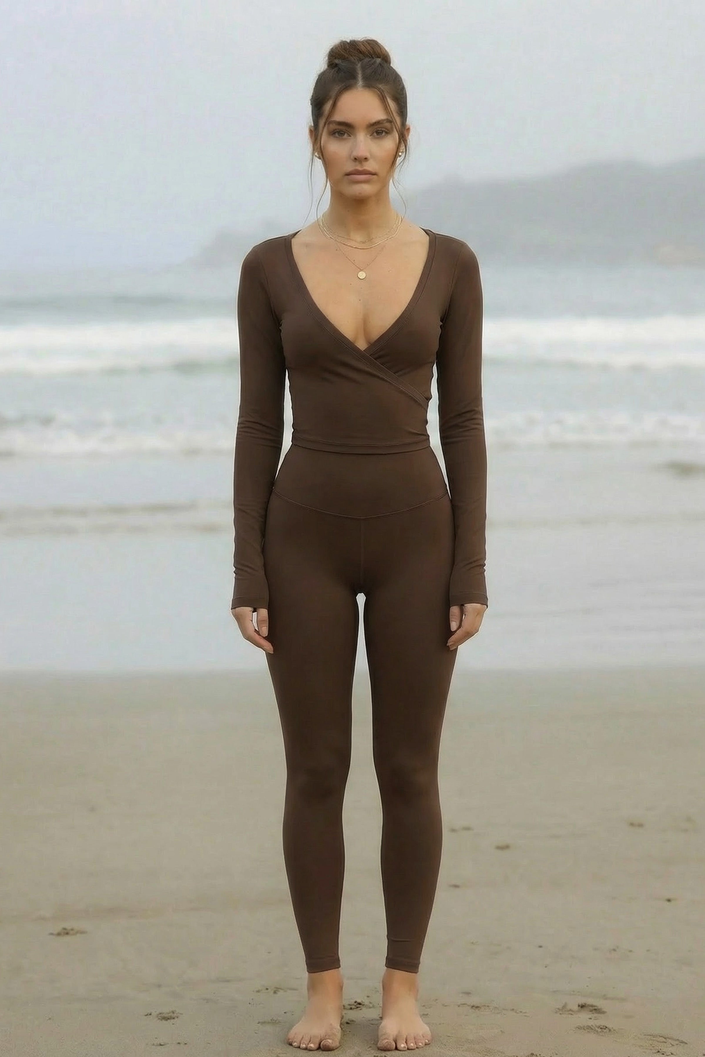 Ballet Yoga V-Neck Wrap