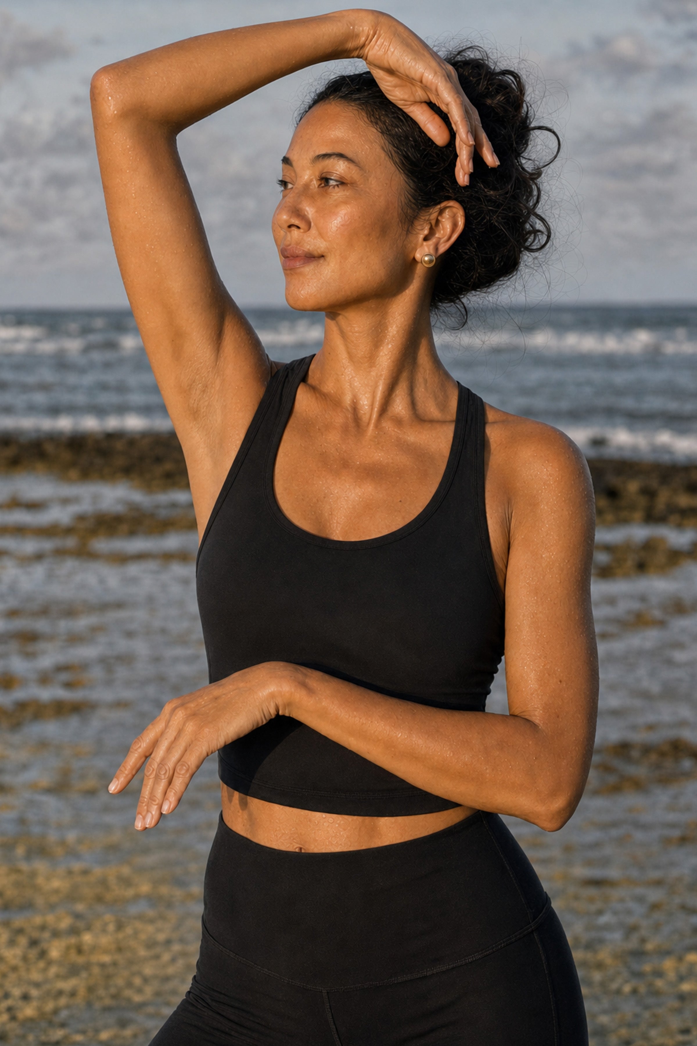 Longline Strappy Sports Bra